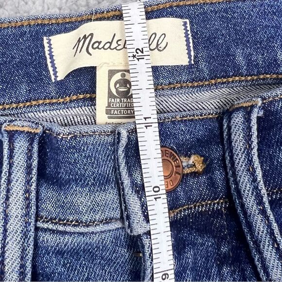 Madewell The Perfect Vintage Jean in Med Wash, 24 High Waist Straight Fit - Picture 9 of 12